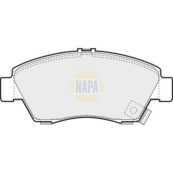 NAPA NBP1195 Brake Pads Set