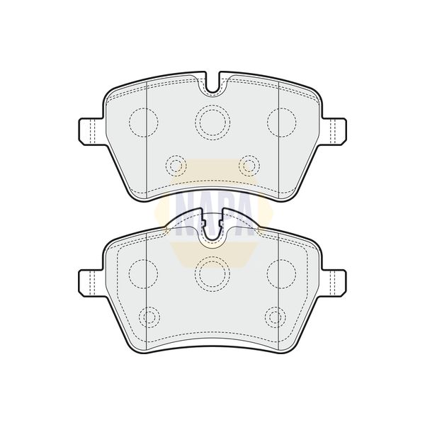 NAPA NBP1197 Brake Pads Set