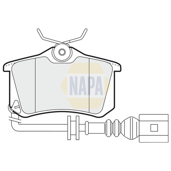 NAPA NBP1202 Brake Pads Set