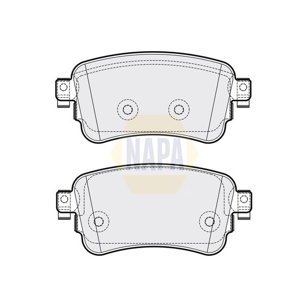 NAPA NBP1205 Brake Pads Set