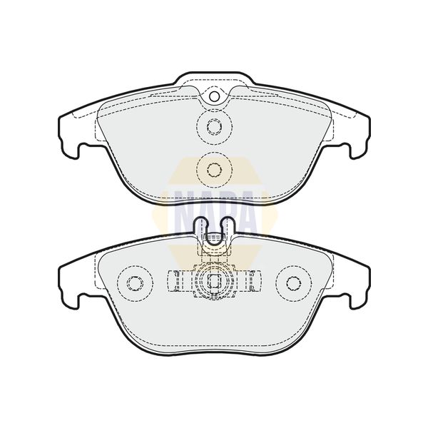 NAPA NBP1206 Brake Pads Set