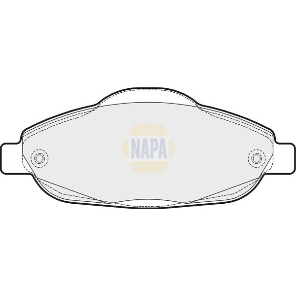 NAPA NBP1217 Brake Pads Set