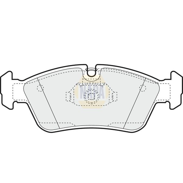 NAPA NBP1221 Brake Pads Set