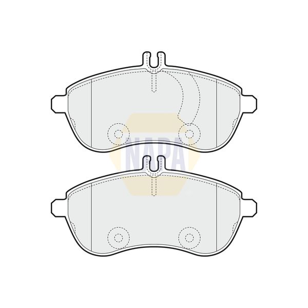 NAPA NBP1226 Brake Pads Set