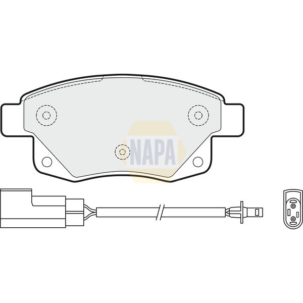 NAPA NBP1230 Brake Pads Set