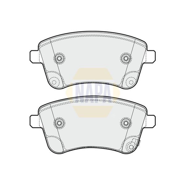 NAPA NBP1234 Brake Pads Set