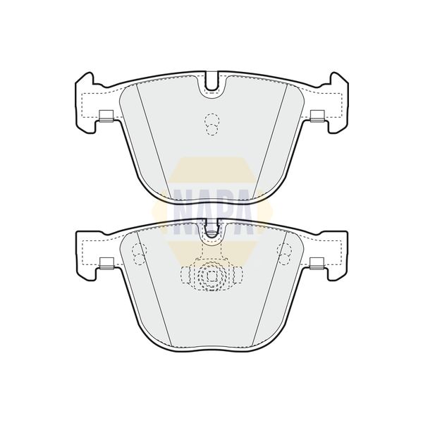 NAPA NBP1237 Brake Pads Set