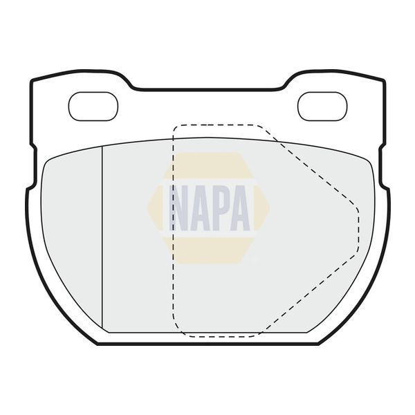 NAPA NBP1239 Brake Pads Set