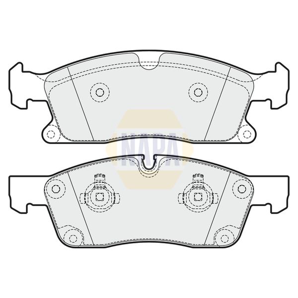 NAPA NBP1251 Brake Pads Set