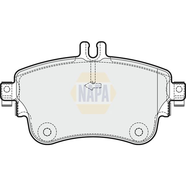 NAPA NBP1252 Brake Pads Set