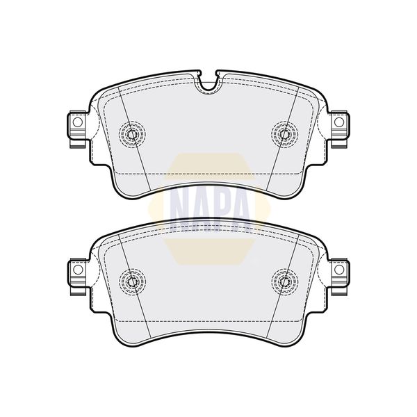 NAPA NBP1253 Brake Pads Set