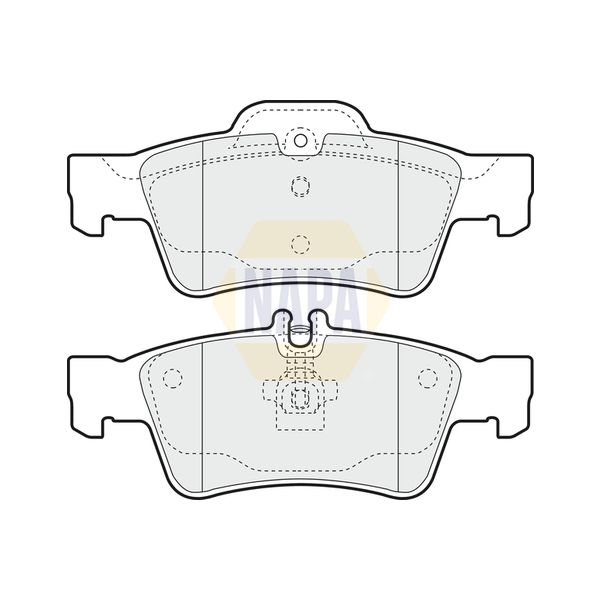 NAPA NBP1257 Brake Pads Set