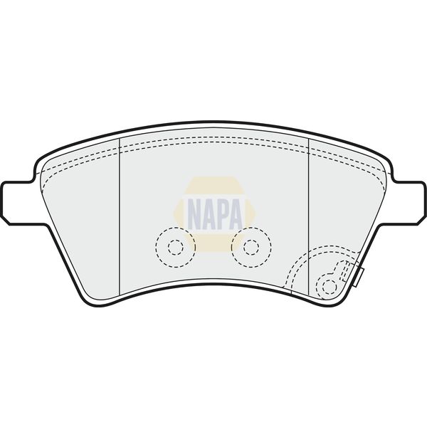 NAPA NBP1260 Brake Pads Set
