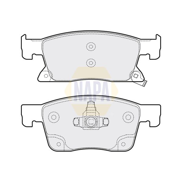 NAPA NBP1271 Brake Pads Set