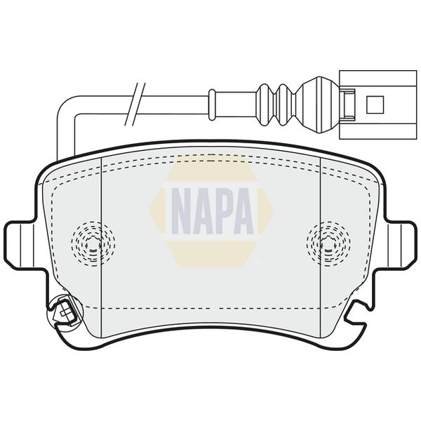 NAPA NBP1272 Brake Pads Set