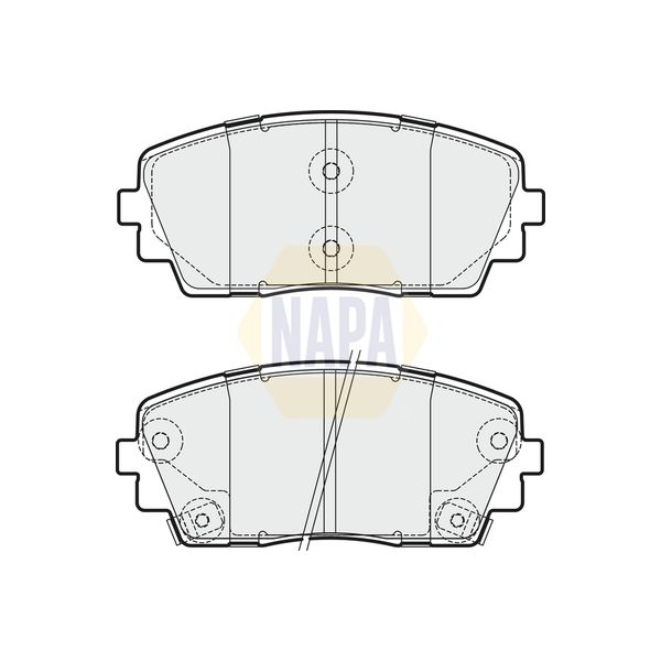 NAPA NBP1273 Brake Pads Set