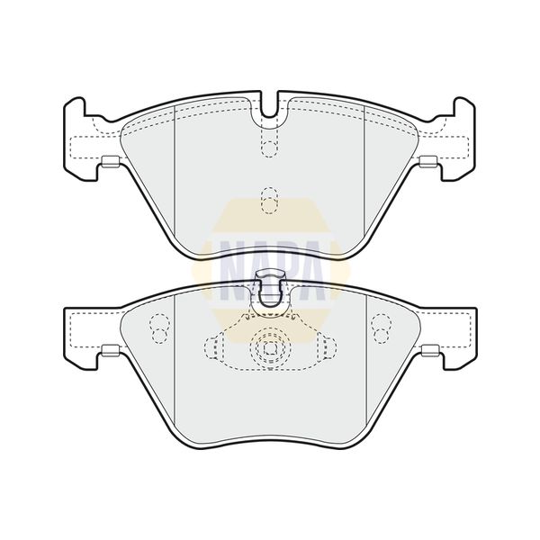 NAPA NBP1276 Brake Pads Set