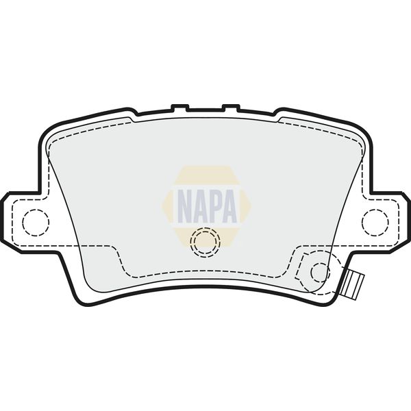 NAPA NBP1288 Brake Pads Set