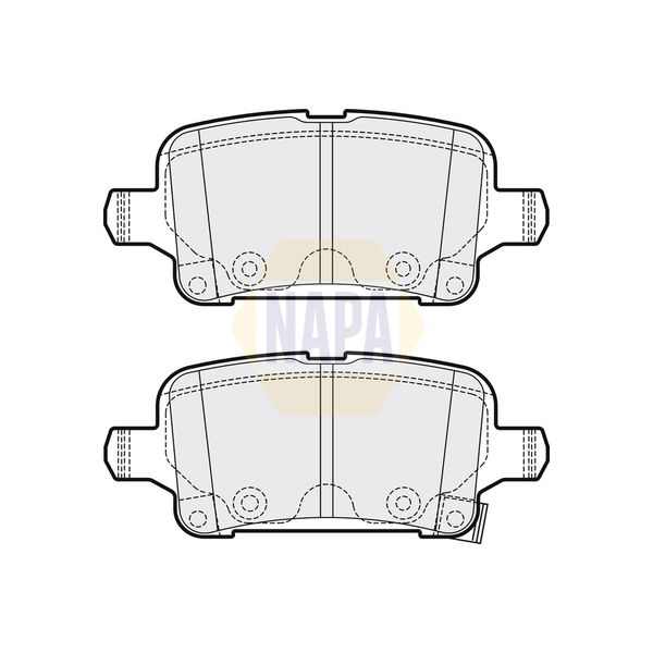 NAPA NBP1294 Brake Pads Set