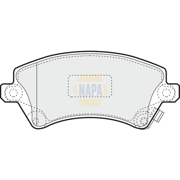 NAPA NBP1298 Brake Pads Set