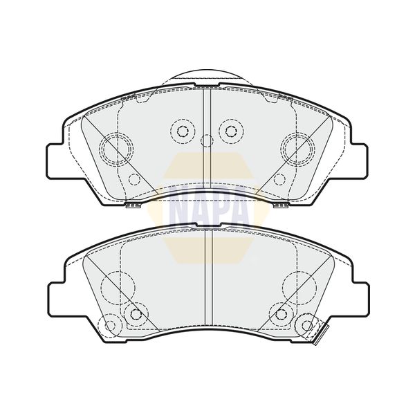 NAPA NBP1301 Brake Pads Set