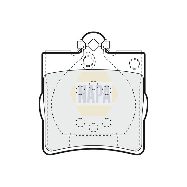 NAPA NBP1306 Brake Pads Set