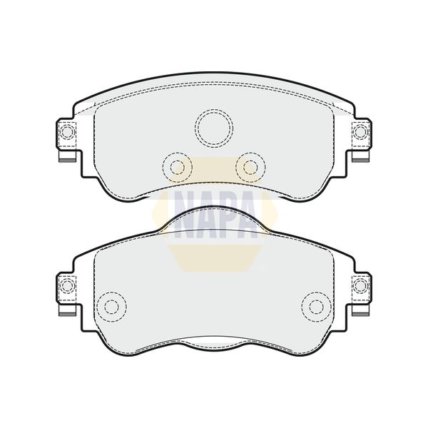 NAPA NBP1310 Brake Pads Set