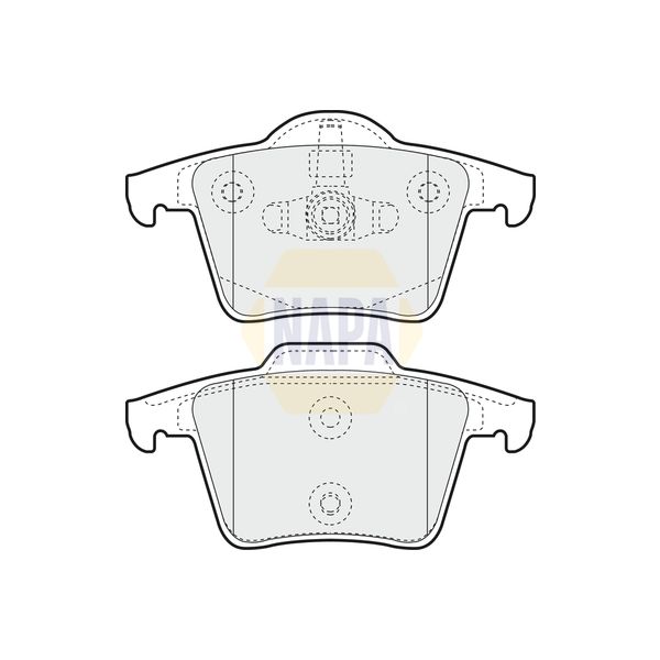 NAPA NBP1334 Brake Pads Set