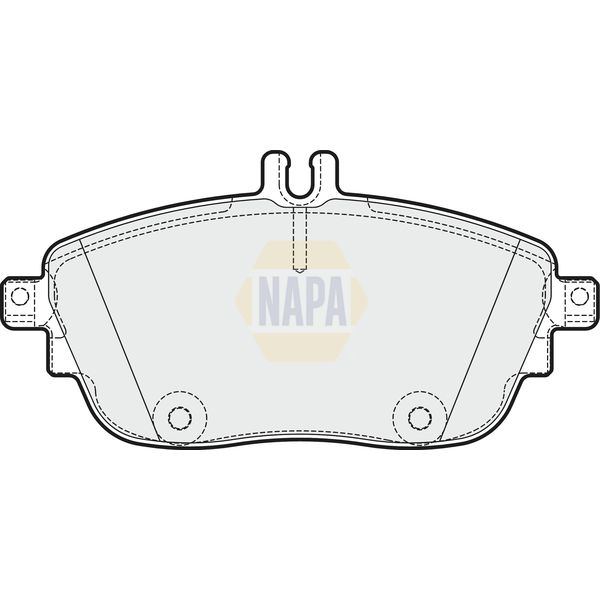 NAPA NBP1337 Brake Pads Set