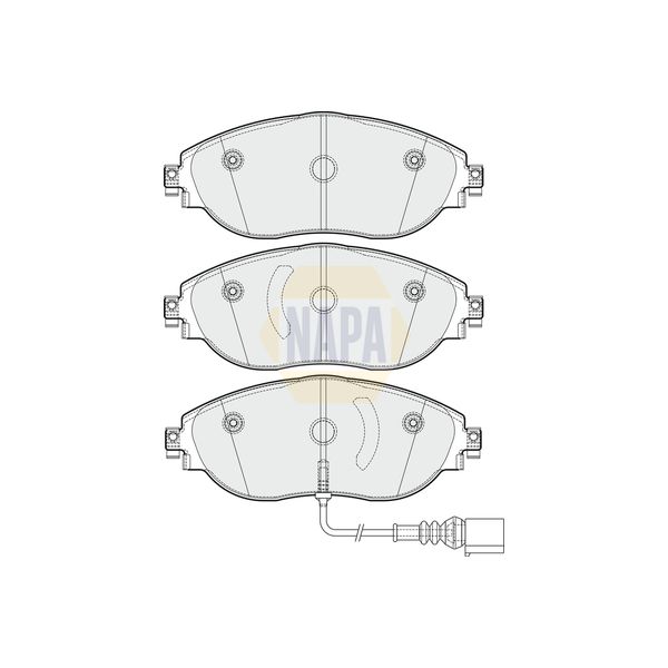 NAPA NBP1345 Brake Pads Set