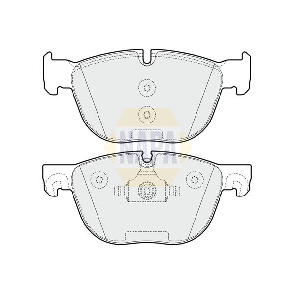 NAPA NBP1346 Brake Pads Set