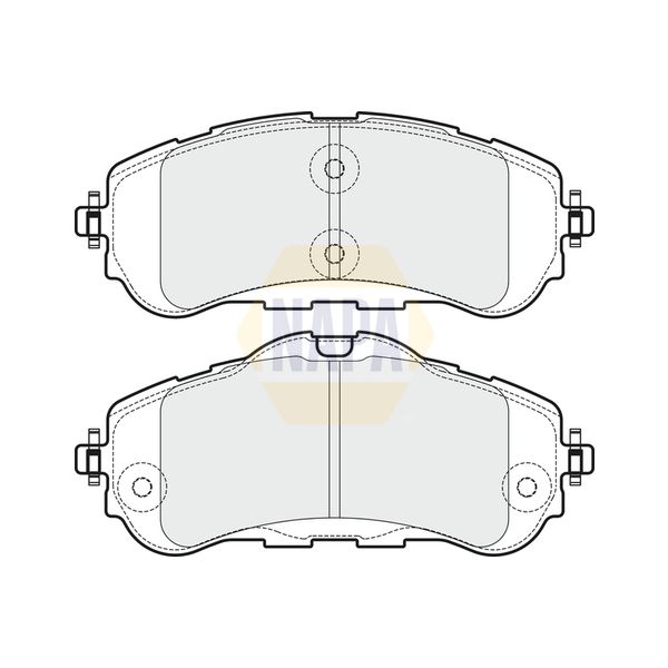 NAPA NBP1355 Brake Pads Set