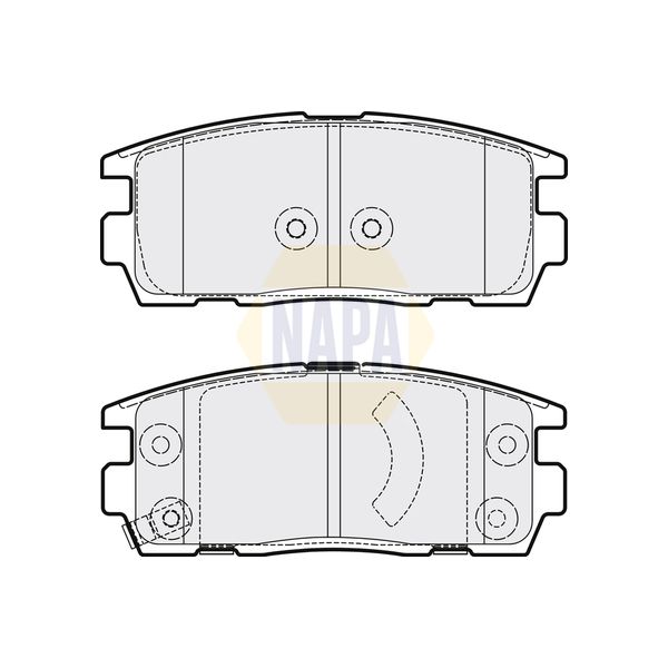 NAPA NBP1361 Brake Pads Set