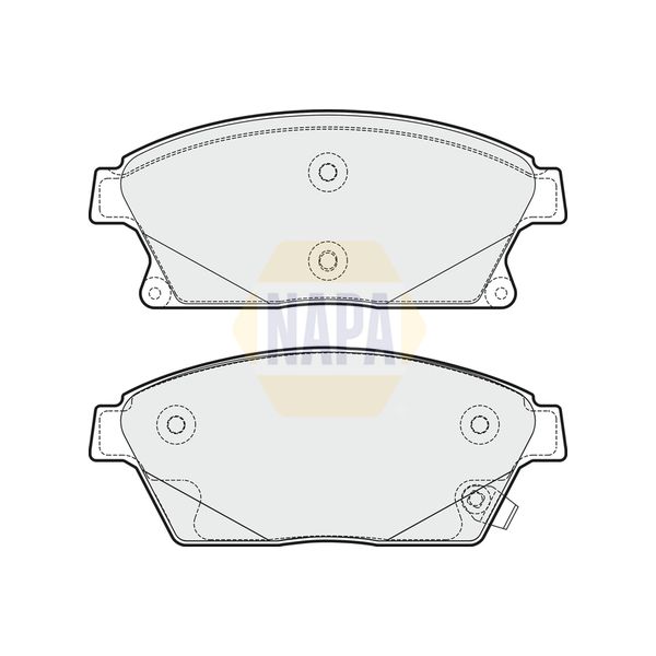 NAPA NBP1362 Brake Pads Set