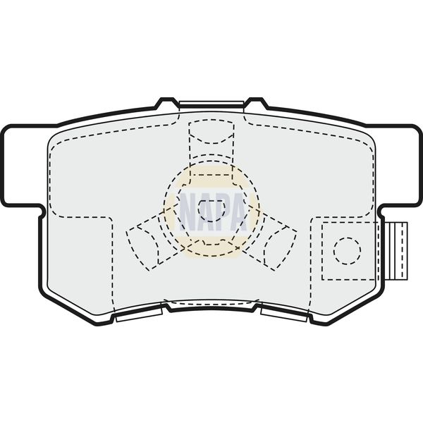 NAPA NBP1370 Brake Pads Set