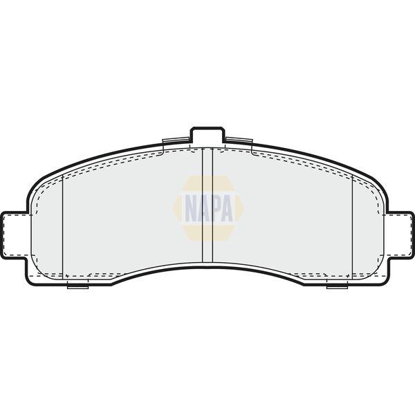 NAPA NBP1372 Brake Pads Set