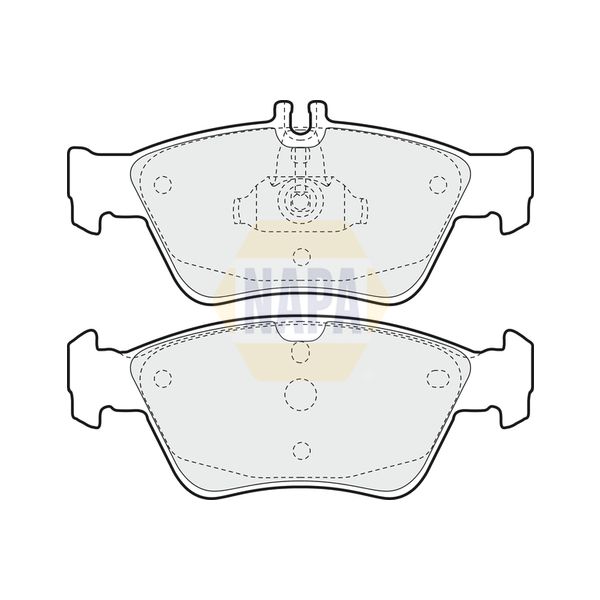 NAPA NBP1375 Brake Pads Set