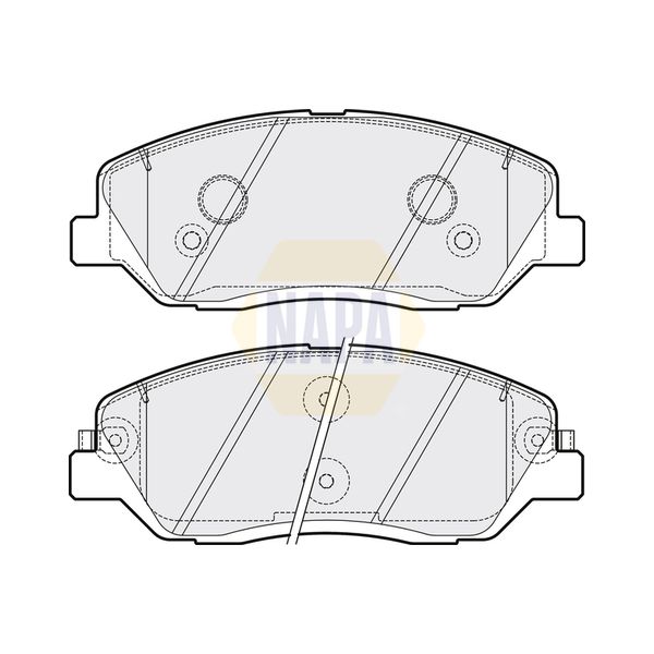 NAPA NBP1379 Brake Pads Set