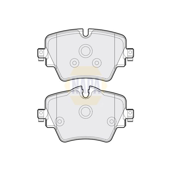 NAPA NBP1383 Brake Pads Set
