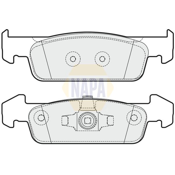 NAPA NBP1385 Brake Pads Set