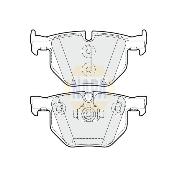 NAPA NBP1391 Brake Pads Set
