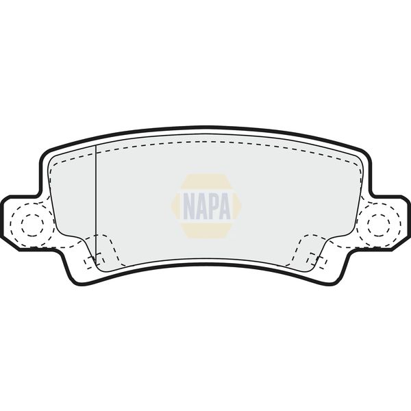 NAPA NBP1396 Brake Pads Set