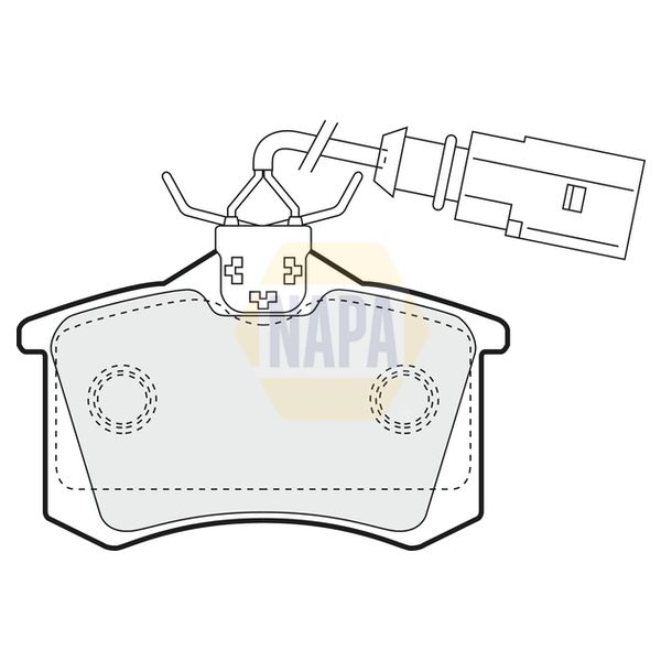 NAPA NBP1401 Brake Pads Set