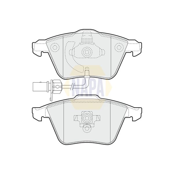 NAPA NBP1405 Brake Pads Set