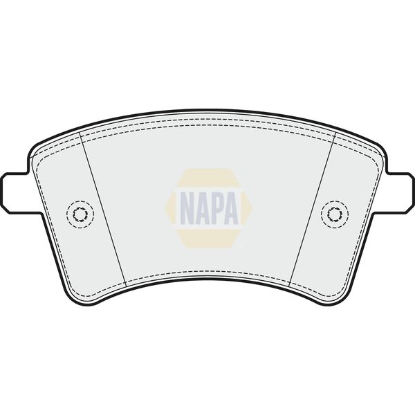 NAPA NBP1407 Brake Pads Set