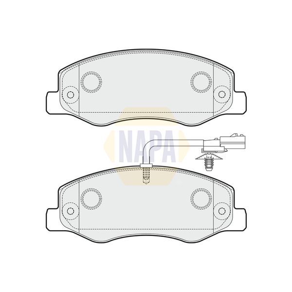 NAPA NBP1408 Brake Pads Set