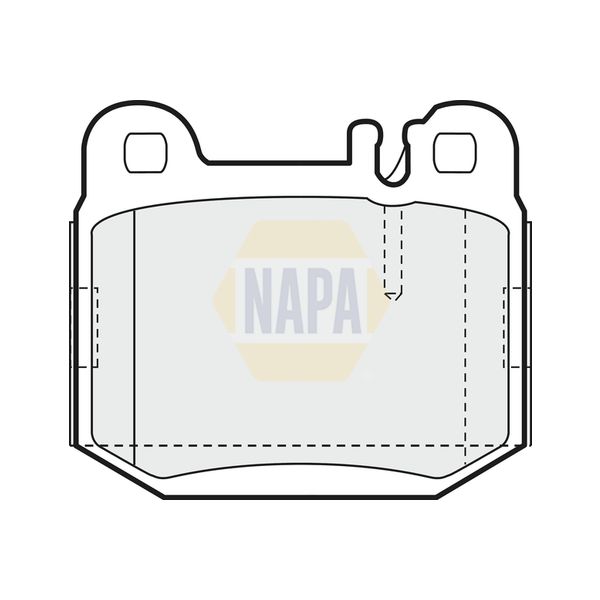 NAPA NBP1409 Brake Pads Set