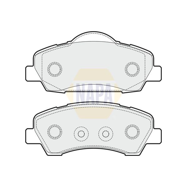 NAPA NBP1416 Brake Pads Set