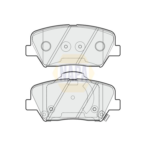 NAPA NBP1422 Brake Pads Set