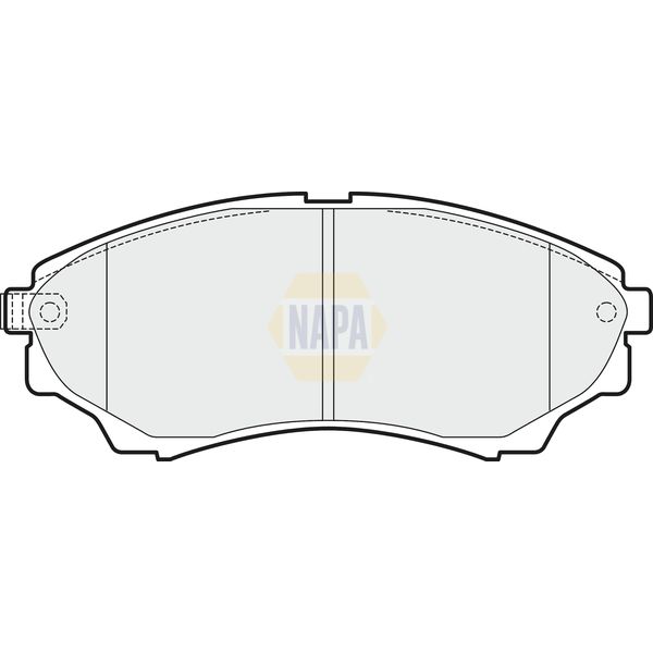 NAPA NBP1425 Brake Pads Set